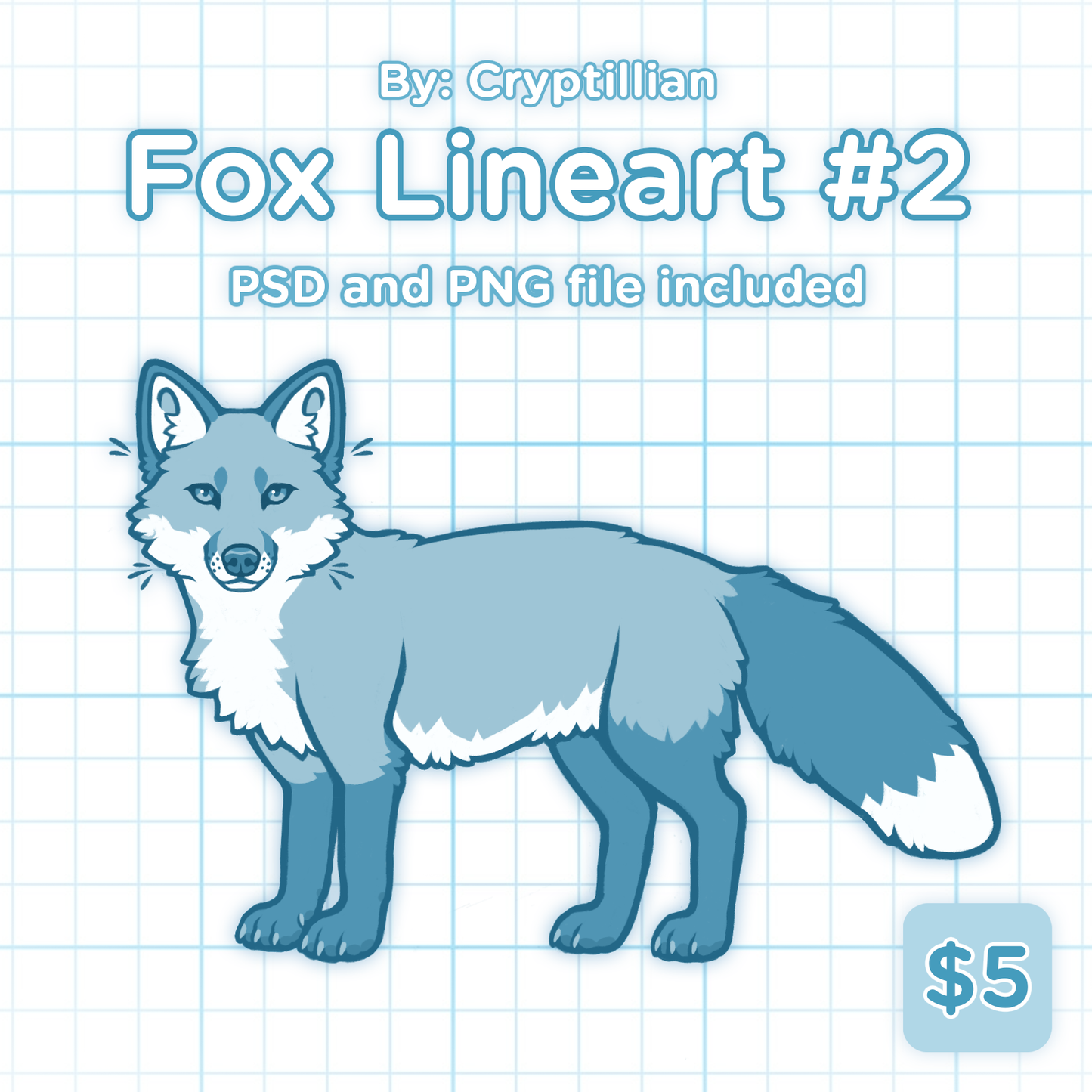 Fox Lineart #2