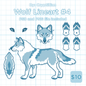 Wolf Lineart #4