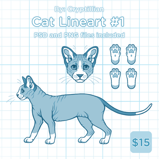 Cat Lineart #1
